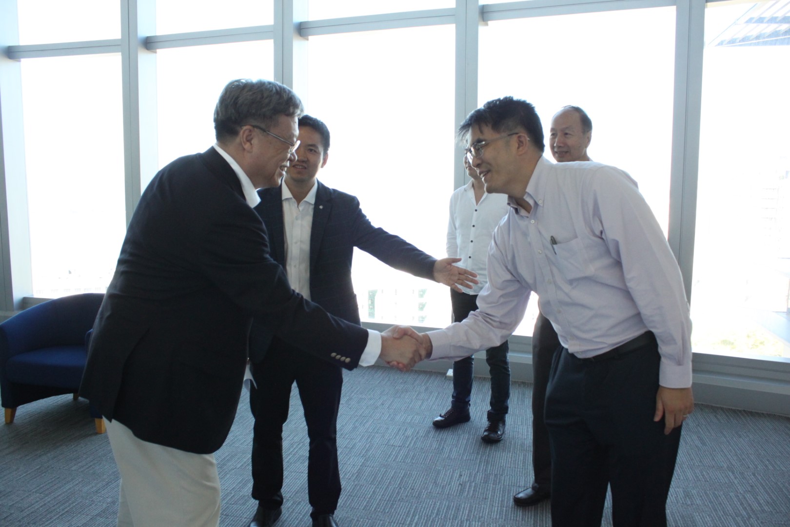 Visit from delegation of Gao Wen from Pengcheng Laboratory